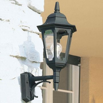 Elstead Lighting PARISH PR1-BLACK Aplique de perete 1x60W/E27 IP44