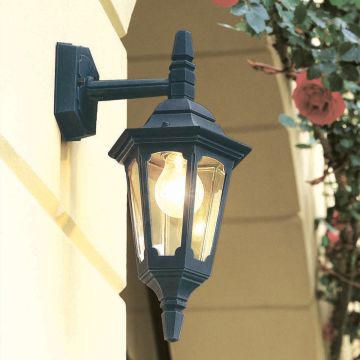 Elstead Lighting PARISH PRM2-BLACK Aplique de perete 1x60W/E27 IP44
