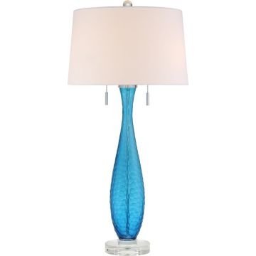Quoizel OCEAN BLUE QZS-Q2314T Lampă de masă 2x60W/E27