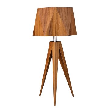 Quintiesse Angular QN-ANGULAR-TL-TEAK Lampă de masă 1x40W/E27 IP20