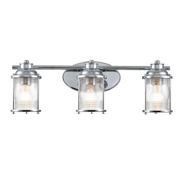 Quintiesse ASHLAND BAY QN-ASHLANDBAY3-PC-BATH Aplique de perete 3x60W/E27 IP44
