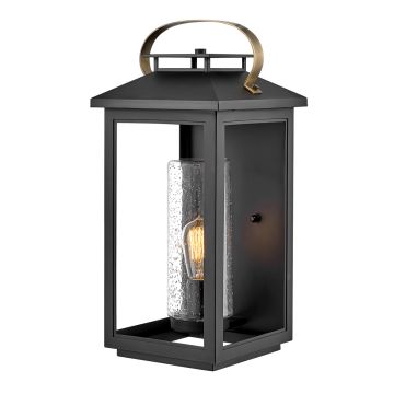 Quintiesse ATWATER QN-ATWATER-L-BK Aplique de perete 1x60W/E27 IP44