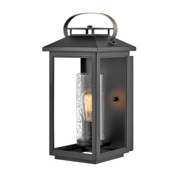 Quintiesse ATWATER QN-ATWATER-M-BK Aplique de perete 1x60W/E27 IP44