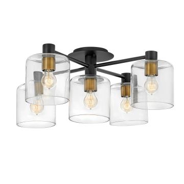 Quintiesse AXEL QN-AXEL5-BK Lampă de tavan 5x60W/E27