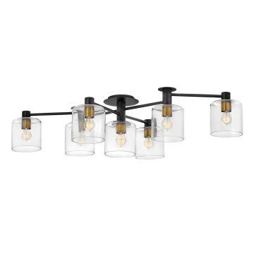 Quintiesse AXEL QN-AXEL7-BK Lampă de tavan 7x60W/E27