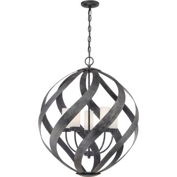 Quintiesse BLACKSMITH QN-BLACKSMITH-5P-OBK Lampă cu pendul 5x40W/E14 IP44