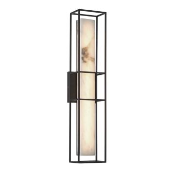 Quintiesse Blakley QN-BLAKLEY-L-BK Aplique de perete 1x20W/LED 3000K 970lm IP44