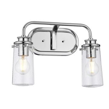 Quintiesse BRAELYN QN-BRAELYN2-PC Aplique de perete 2x40W/E27 IP44