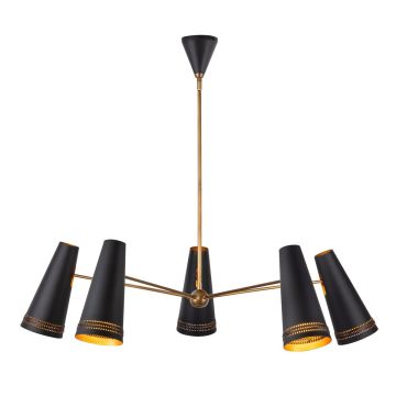 Quintiesse Brickell QN-BRICKELL5-MBHL Candelabru 5x60W/E27 IP20