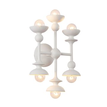 Quintiesse Cadence QN-CADENCE-6WB-WHT Aplique de perete 6x60W/E14 IP20