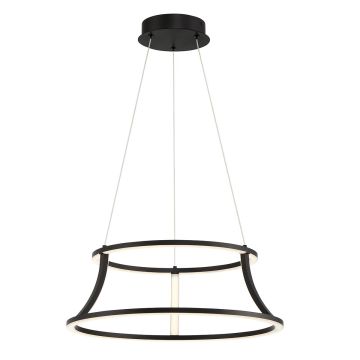 Quintiesse Cadoux QN-CADOUX-P-BK Lampă cu pendul 1x54W/LED 3000K 1490lm IP20