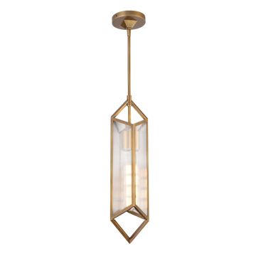 Quintiesse Cairo QN-CAIRO-1P-VBS-CR Lampă cu pendul 1x60W/E27 IP20