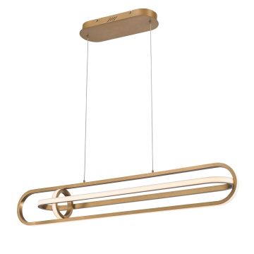 Quintiesse Demark QN-DEMARK-LP-BG Lampă cu pendul 1x58W/LED 3000K 2900lm IP20