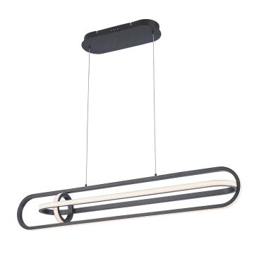 Quintiesse Demark QN-DEMARK-LP-BK Lampă cu pendul 1x58W/LED 3000K 2900lm IP20