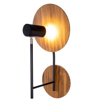 Quintiesse Dot QN-DOT-WB1-TEAK Aplique de perete 1x8W/GU10 IP20
