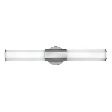 Quintiesse FACET QN-FACET-LED2-PC-BATH Aplique de perete 2x12W/LED 3000k 2160LM IP44