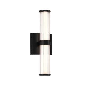 Quintiesse Fayton QN-FAYTON-S-BK Aplique de perete 1x14W/LED 3000K 985lm IP44