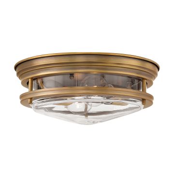 Quintiesse HADRIAN QN-HADRIAN-FS-BR-CLEAR Lustră de tavan 2x40W/E27 IP44