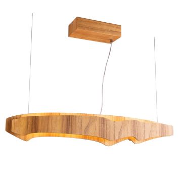 Quintiesse Horizon QN-HORIZON-LED-LP-100-TEAK Lampă cu pendul 1x46W/LED 3000K 2696lm IP20