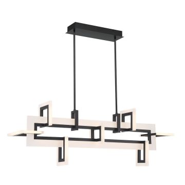 Quintiesse Inizio QN-INIZIO-LP-M-BK Lampă de tavan 1x86W/LED 3000K 3305lm IP20
