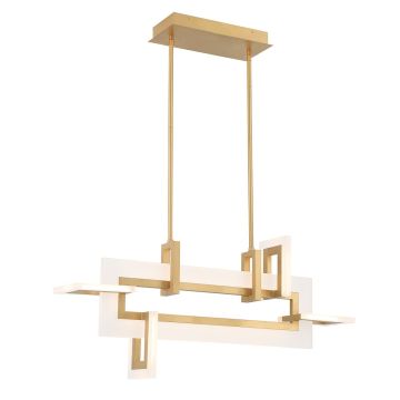 Quintiesse Inizio QN-INIZIO-LP-S-BG Lampă de tavan 1x46W/LED 3000K 2086lm IP20