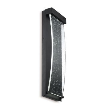 Quintiesse Kabo QN-KABO-S-BK Aplique de perete 1x6W/LED 3000K 120lm IP44