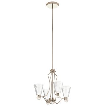 Quintiesse KAYVA QN-KAYVA9-PN Candelabru 1x24W/LED 3000k 1625LM IP44