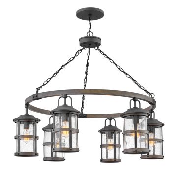 Quintiesse LAKEHOUSE QN-LAKEHOUSE6-P-DZ Lampă cu pendul 6x60W/E27 IP44