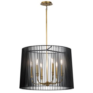 Quintiesse LINARA QN-LINARA-6P-BK Candelabru 6x60W/E14