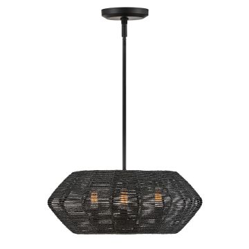 Quintiesse Luca QN-LUCA-P-S-BK-BK Lampă cu pendul 3x40W/E14 IP20