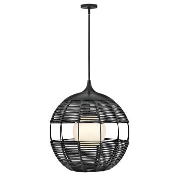 Quintiesse Maddox QN-MADDOX-P-M-BK-BK Lampă cu pendul 1x60W/E27 IP44
