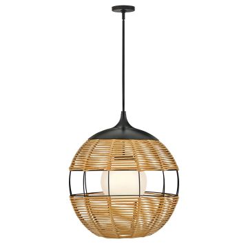 Quintiesse Maddox QN-MADDOX-P-M-BK-CAM Lampă cu pendul 1x60W/E27 IP44