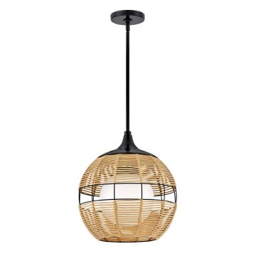 Quintiesse Maddox QN-MADDOX-P-S-BK-CAM Lampă cu pendul 1x60W/E27 IP44