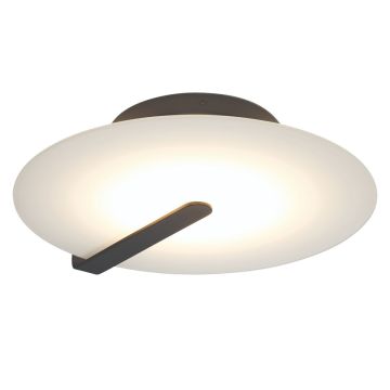 Quintiesse Nuvola QN-NUVOLA-F-M-BK Lustră de tavan 1x18W/LED 3000K 800lm IP20