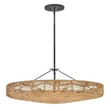 Quintiesse Ophelia QN-OPHELIA-6P-BK-CAM Lampă cu pendul 6x40W/E14 IP20