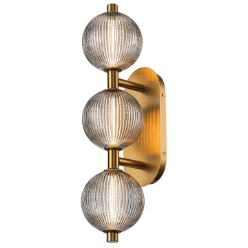 Quintiesse Palmas QN-PALMAS-3W-BG Aplique de perete 1x27W/LED 3000K 1850lm IP44