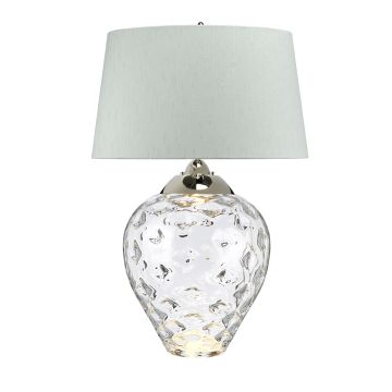 Quintiesse SAMARA QN-SAMARA-TL-LRG-CLR Lampă de masă 1x60W/E27+1x7W/GU10 3000K 620LM
