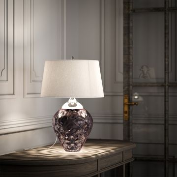 Quintiesse SAMARA QN-SAMARA-TL-PLM Lampă de masă 1x60W/E27+1x7W/GU10 3000K 620LM