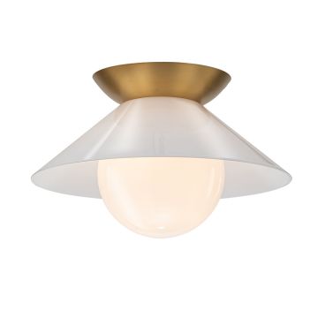 Quintiesse Saucer QN-SAUCER-FM-AB-OPAL Lustră de tavan 1x40W/E27 IP20