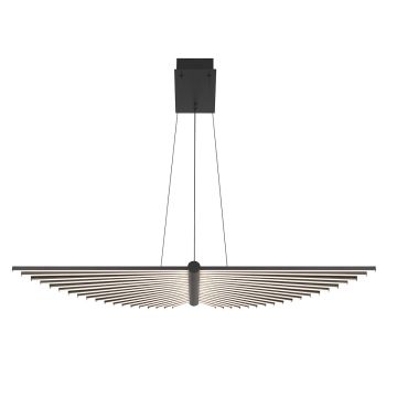 Quintiesse Seraph QN-SERAPH-LP-L-BLK Lampă cu pendul 1x57W/LED 3000K 1192lm IP20