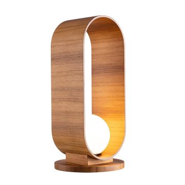 Quintiesse Sfera QN-SFERA-TL-L-TEAK Lampă de masă 1x40W/E27 IP20
