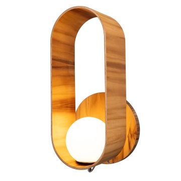 Quintiesse Sfera QN-SFERA-WB-L-TEAK Aplique de perete 1x40W/E27 IP20