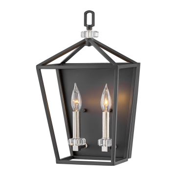 Quintiesse STINSON QN-STINSON2-BK Aplique de perete 2x60W/E14