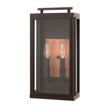 Quintiesse SUTCLIFFE QN-SUTCLIFFE-M-OZ Aplique de perete 2x60W/E14 IP44