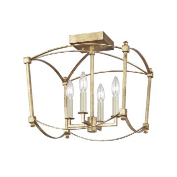 Quintiesse THAYER QN-THAYER-SF-ADB Lampă de tavan 4x40W/E14