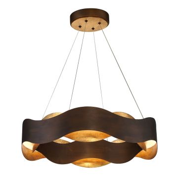 Quintiesse Vaughan QN-VAUGHAN-P-M-BRZ-GD Lampă cu pendul 1x80W/LED 3000K 1302M IP20