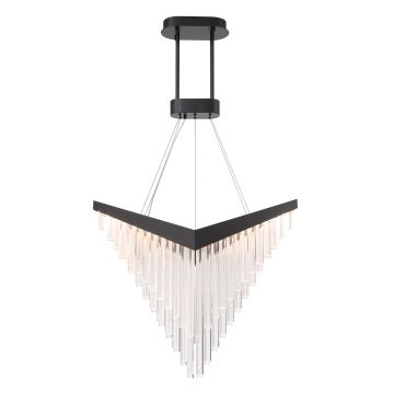 Quintiesse Vivien QN-VIVIEN-P-L-BK Lampă cu pendul 1x40W/LED 3000K 900lm IP20