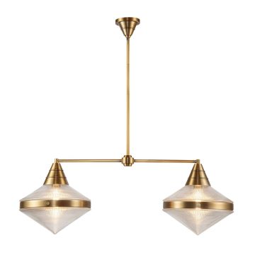 Quintiesse Willard QN-WILLARD-LP2-VBS-PG Lampă de tavan 2x60W/E27 IP20