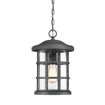 Elstead Lighting CRUSADE QZ-CRUSADE8-BLK Lampă cu pendul 1x60W/E27 IP44