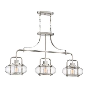 Elstead Lighting QUOIZLE QZ-TRILOGY-ISLE-BN Candelabru 3x60W/E27